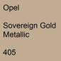 Preview: Opel, Sovereign Gold Metallic, 405.